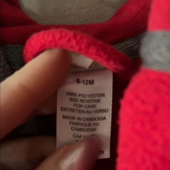 Disney Cars Red and Gray Bathrobe for Kids - Picture 4 of 5